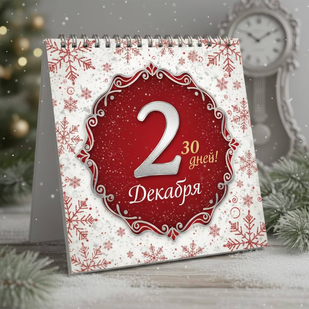 2 декабря. Осталось 30 дней!