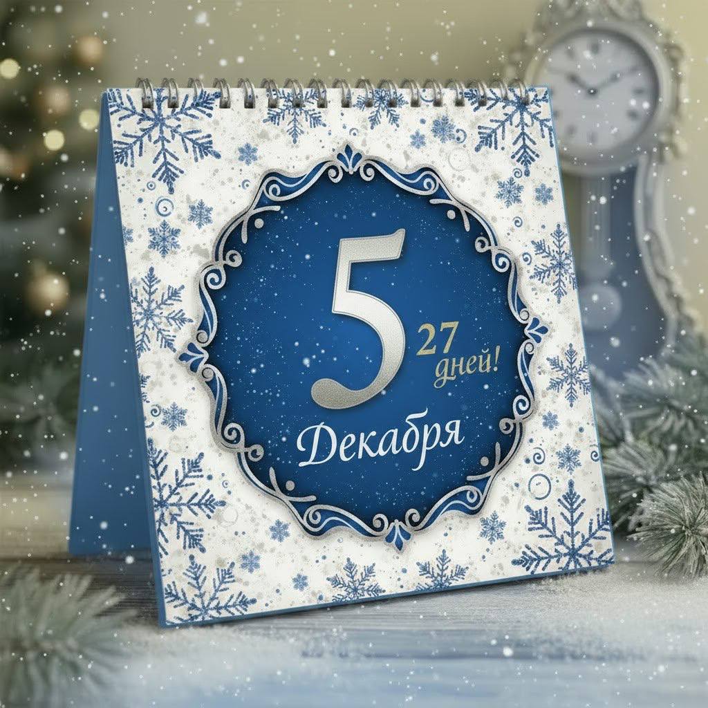 5 декабря. Осталось 27 дней!