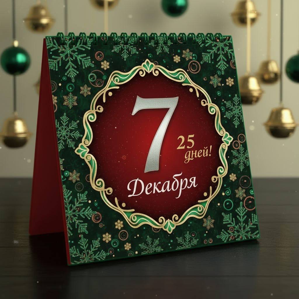 7 декабря. Осталось 25 дней!