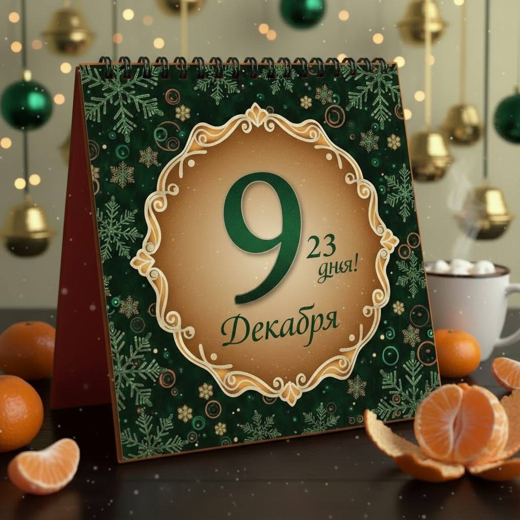 9 декабря. Осталось 23 дня!