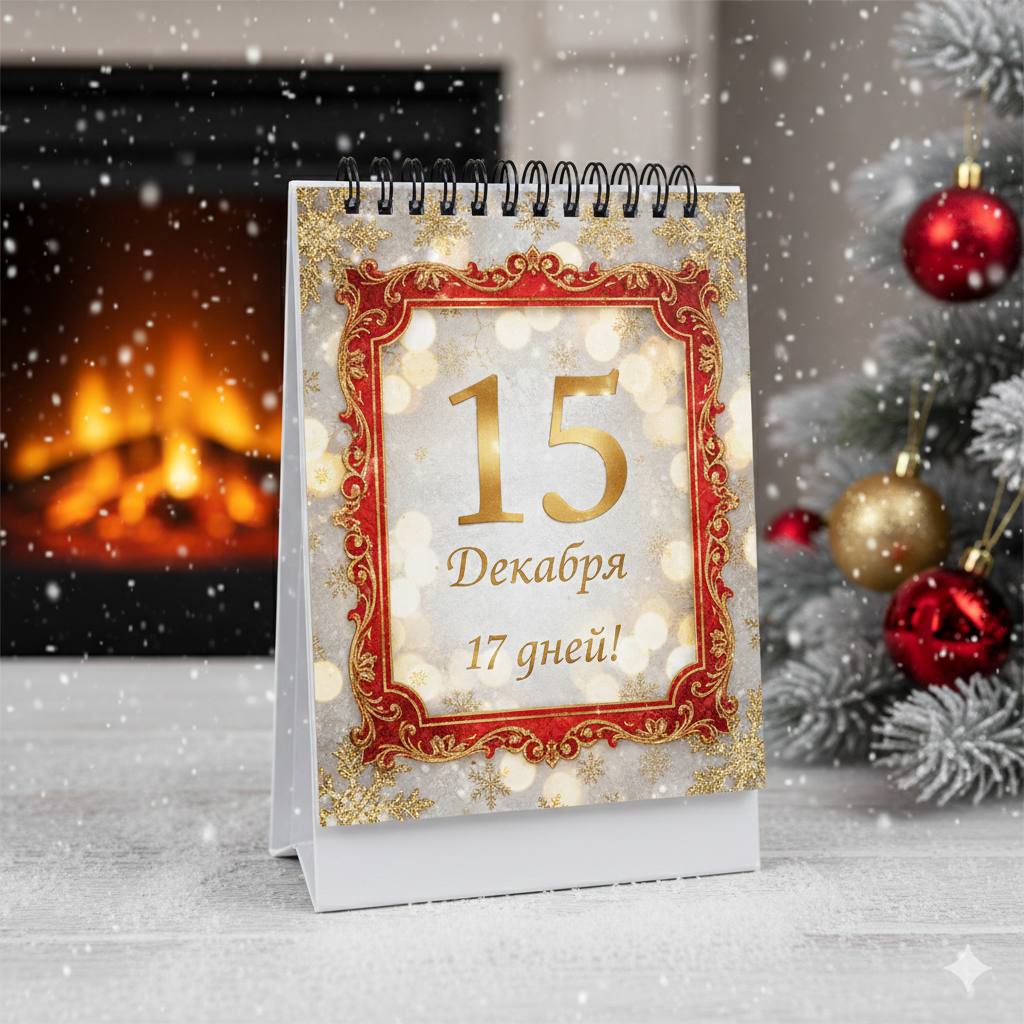 15 декабря. Осталось 17 дней!
