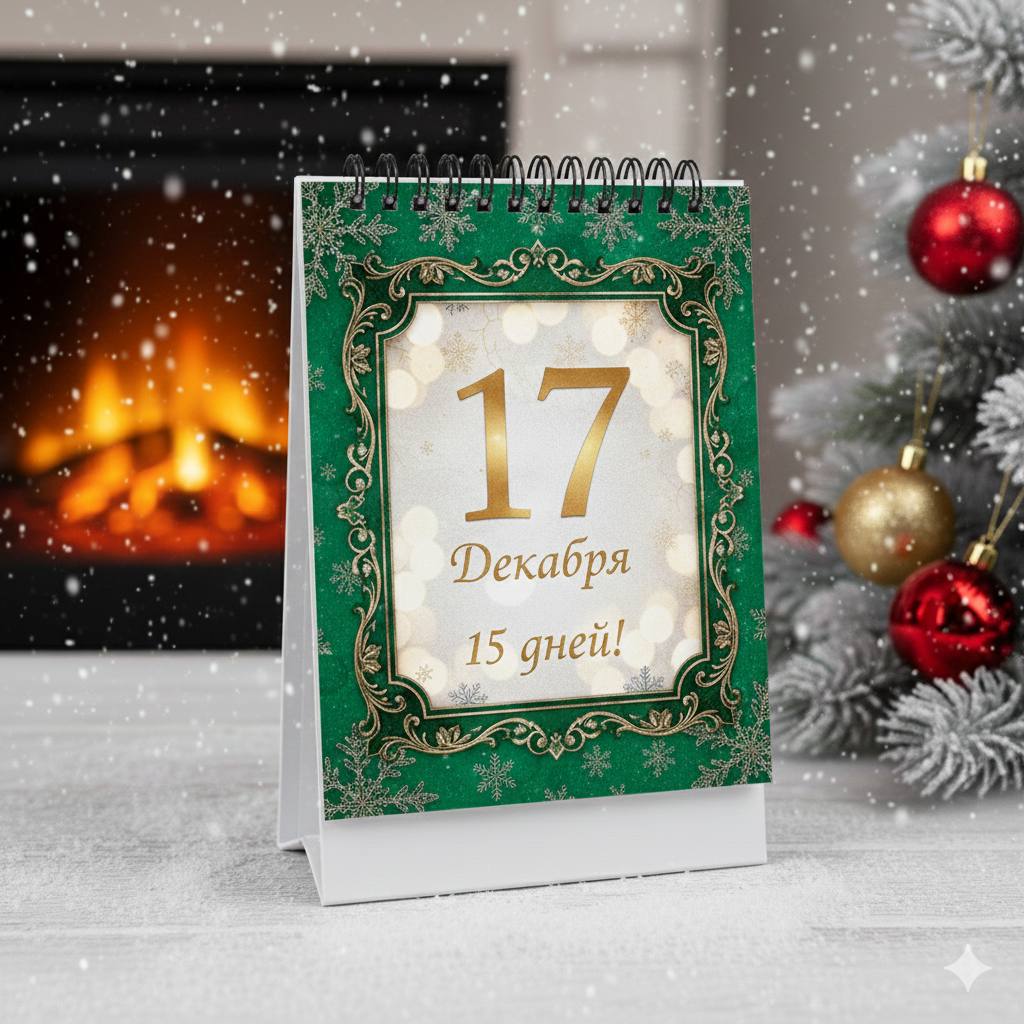 17 декабря. Осталось 15 дней!