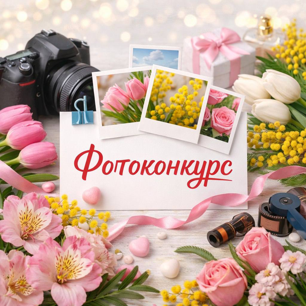 Объявляем старт праздничного фотоконкурса, посвященного 8 Марта!
