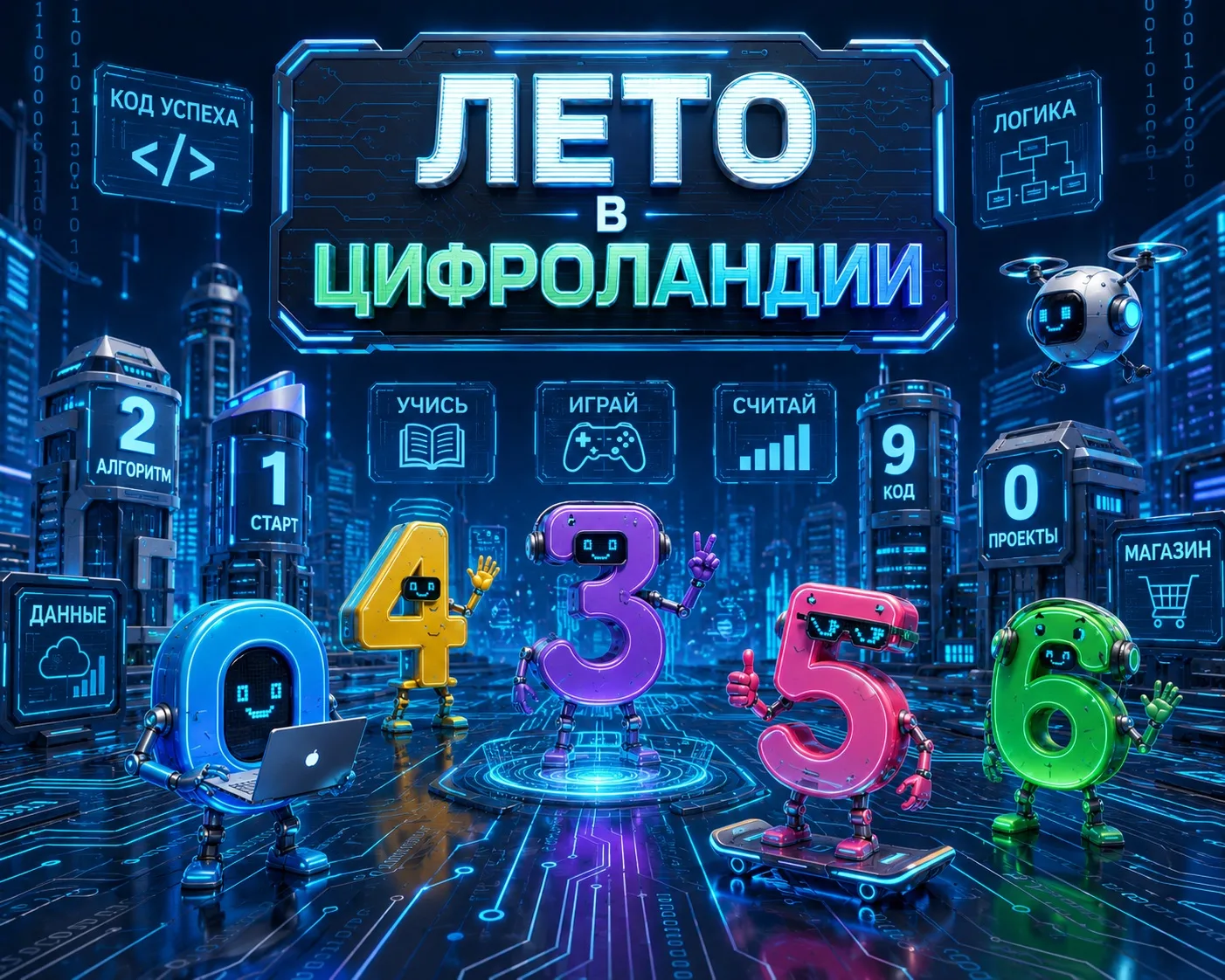 «Лето в цифроландии»: летние интенсивы в IT-Куб.Шумерля
