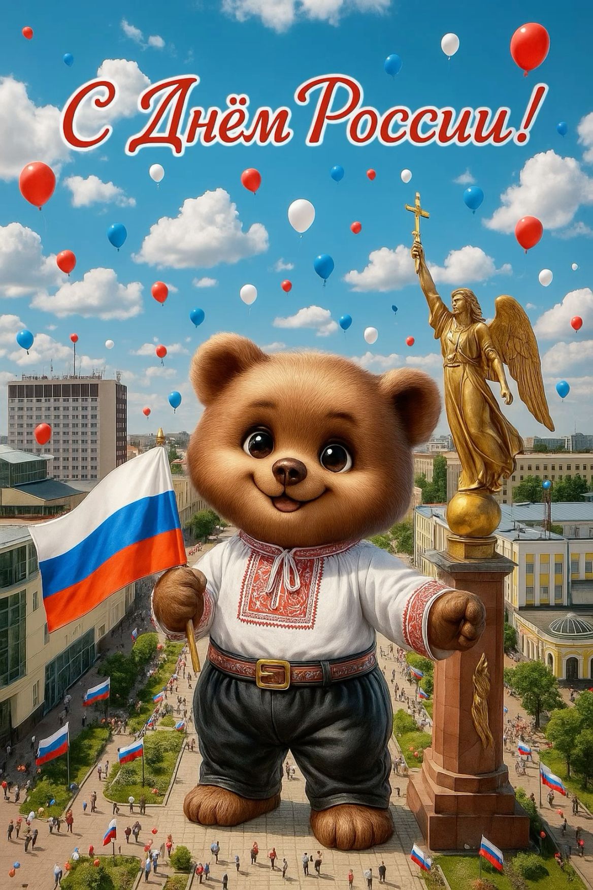 С Днём России! Поздравление от ЦЦОД «IT-Куб.Шумерля»