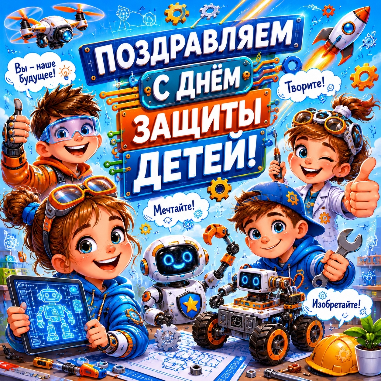 1 июня: День защиты детей — старт летних IT-каникул в «IT-Кубе»